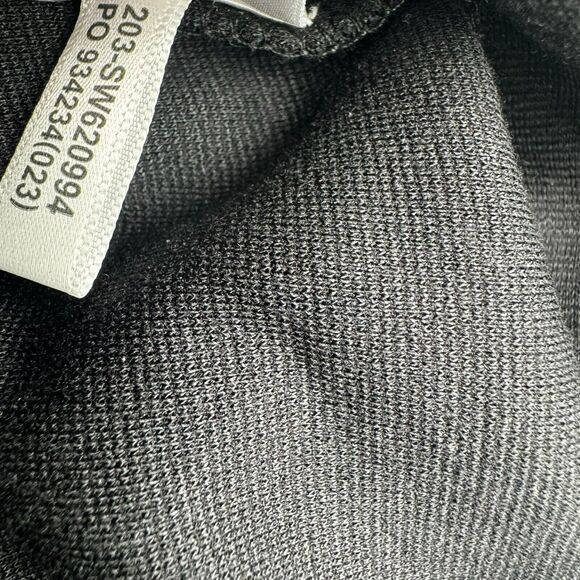 TOMMY BAHAMA Womens Large Black Silver Darcy Ponte Knit Beaded Embellished Dress - Picture 5 of 10